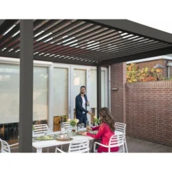 Suns Rota Aluminium Overkapping 300 X 360 -Geheime Tuin Verkoop 10 4 suns rota aluminium overkapping 300 x 360 achter huis sfeer rota300 360