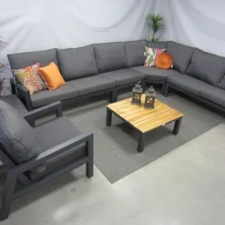 Te Velde Tuinmeubelen Jackson Aluminium Hoek-lounge Set 5 Delig -Geheime Tuin Verkoop 11 20 te velde tuinmeubelen jackson aluminium hoek lounge set 5 delig stoel voetenbank jackson5