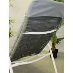 Suns Sora Relax Tuinstoel Mat Wit Met Kussen -Geheime Tuin Verkoop 12 11 suns sora relax tuinstoel mat wit met kussen 108453084125