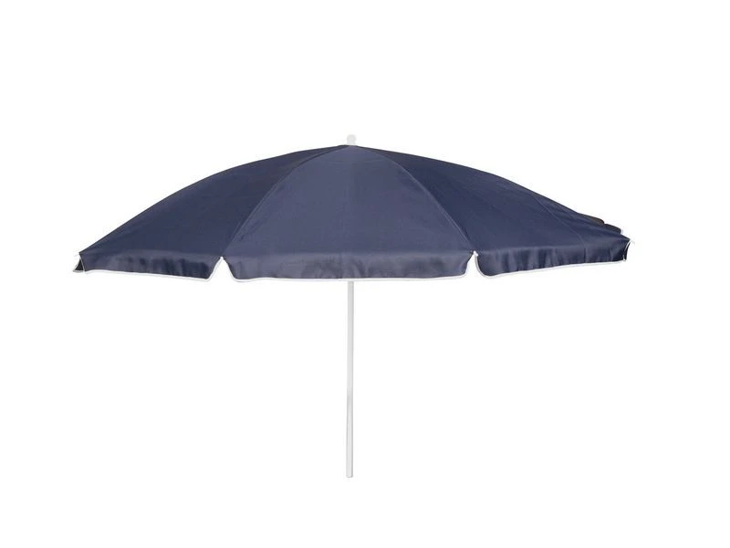 Bo-Camp Parasol Met Knikarm Ø 165 Cm Blauw 1 Bo-Camp Parasol Met Knikarm Ø 165 Cm Blauw
