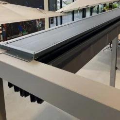 Nesling Aluminium Pergola Prosail Roof Optiva 319 X 419 Antraciet