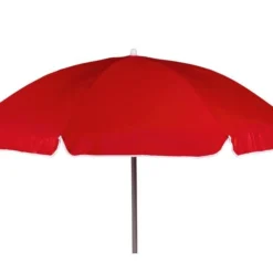 Bo-Camp Parasol Met Knikarm Ø 165 Cm Rood