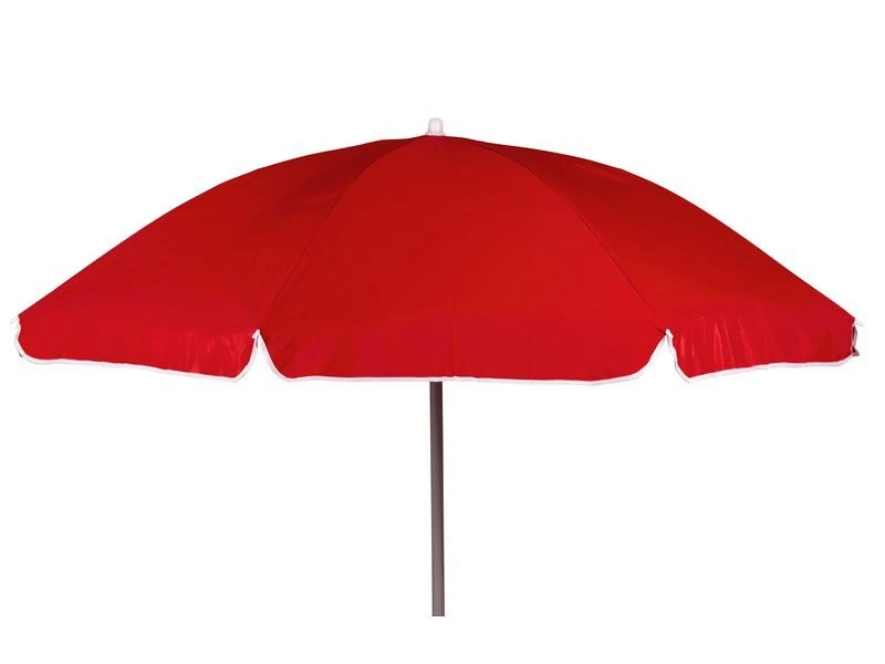 Bo-Camp Parasol Met Knikarm Ø 165 Cm Rood 1 Bo-Camp Parasol Met Knikarm Ø 165 Cm Rood