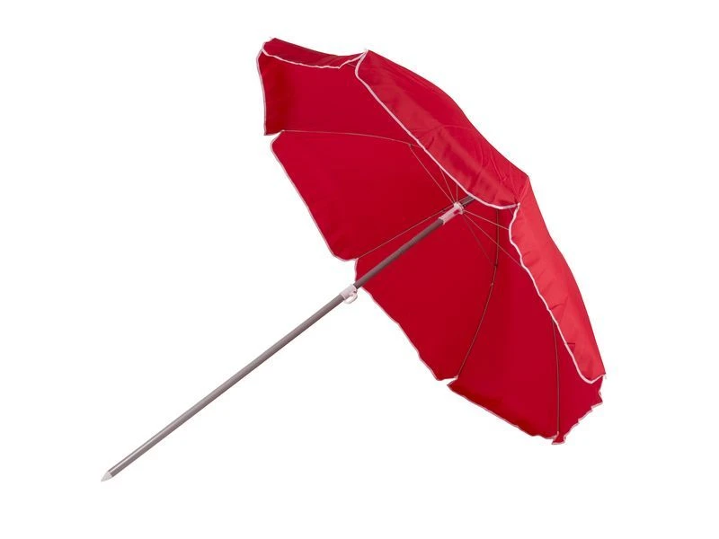 Bo-Camp Parasol Met Knikarm Ø 165 Cm Rood 2 Bo-Camp Parasol Met Knikarm Ø 165 Cm Rood - Afbeelding 2