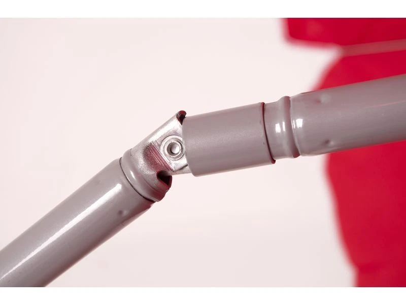 Bo-Camp Parasol Met Knikarm Ø 165 Cm Rood 6 Bo-Camp Parasol Met Knikarm Ø 165 Cm Rood - Afbeelding 6