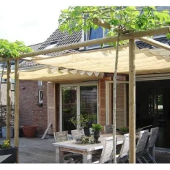 Nesling Coolfit Harmonica Schaduwdoek 2.90 Meter Breed 4 Meter Uitval