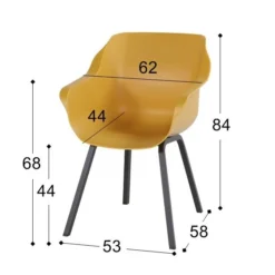 Hartman Tuinstoel Sophie Element Curry -Geheime Tuin Verkoop 17 1 hartman tuinstoel sophie element curry 21680872