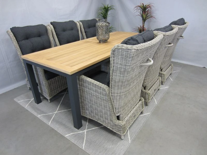 Te Velde Tuinmeubelen Tuinset Bombay Tuinstoel Met Palazzo Teak Tuintafel 1 Te Velde Tuinmeubelen Tuinset Bombay Tuinstoel Met Palazzo Teak Tuintafel