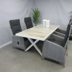 Te Velde Tuinmeubelen Tuinset Elize Met Hartman Canterbury 186 Tafel