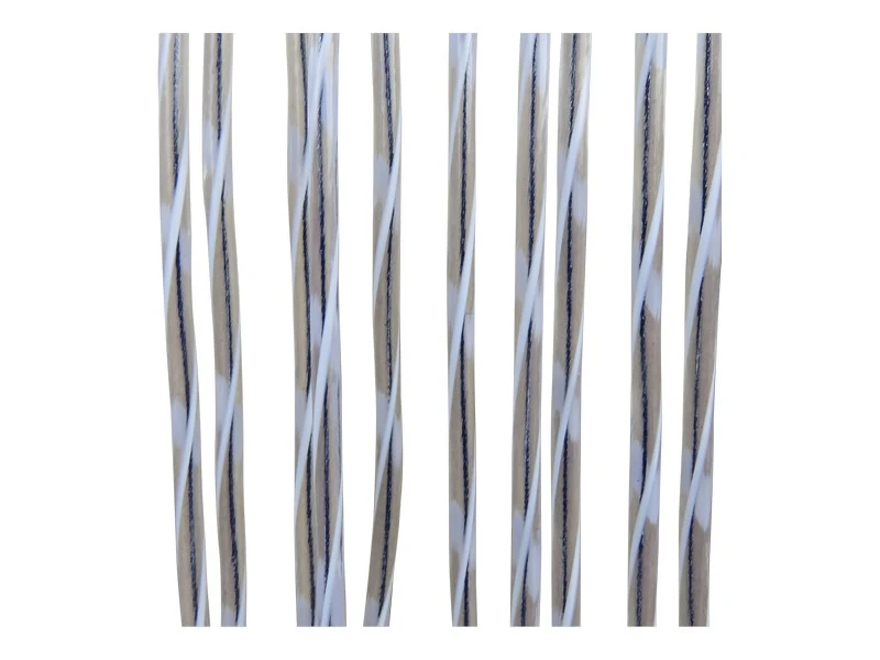 Lesli Pvc Vliegengordijn Cortina Wit Grijs 2 Lesli Pvc Vliegengordijn Cortina Wit Grijs - Afbeelding 2