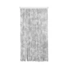 Gimeg Livin Outdoor Deurgordijn Chenille Kattenstaarten Grijs Donkergrijs 90 X 220 Cm.