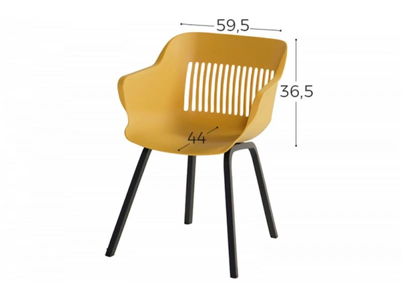 Hartman Tuinstoel Jill Element Curry 2 Hartman Tuinstoel Jill Element Curry - Afbeelding 2