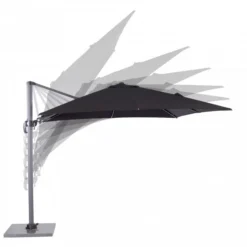 Garden Impressions Zweefparasol Hawaii 3 X 3 Mtr Zwart