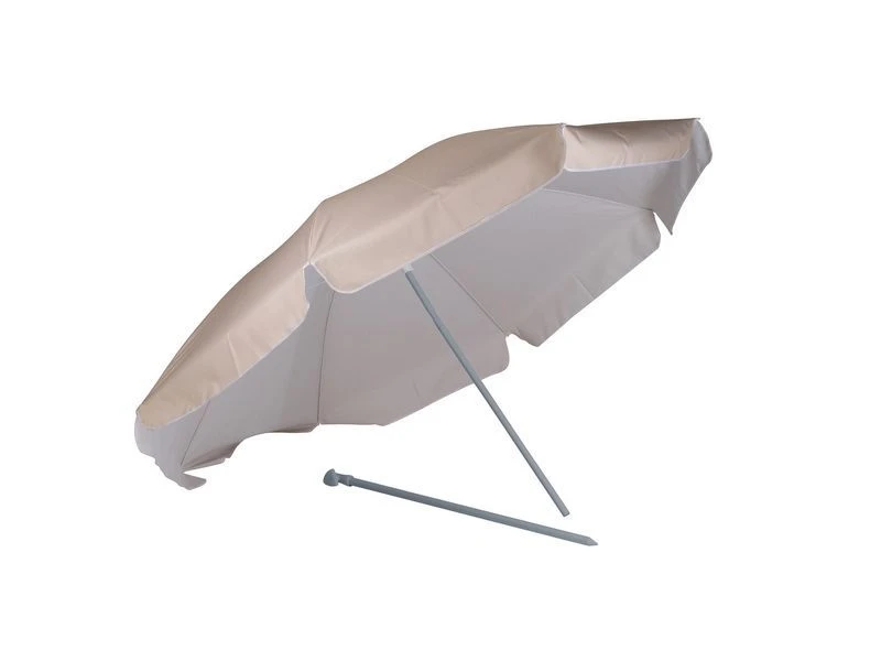 Bo-Camp Parasol Met Knikarm Ø 250 Cm Sand 2 Bo-Camp Parasol Met Knikarm Ø 250 Cm Sand - Afbeelding 2