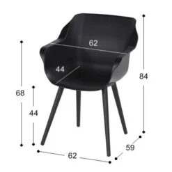 Hartman Tuinstoel Sophie Studio Zwart 9 Hartman Tuinstoel Sophie Studio Zwart -Geheime Tuin Verkoop 21 1 hartman tuinstoel sophie studio zwart 11681008