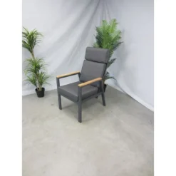 Te Velde Tuinmeubelen Palazzo Aluminium-teak Tuinstoel Verstelbaar