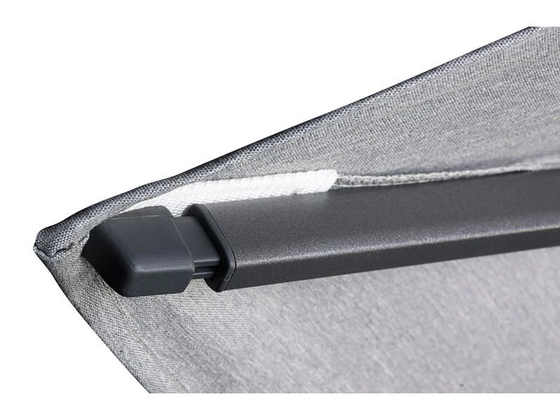 Platinum Zweefparasol Challenger T² Premium 3,5 X 2,6 Faded Black 3 Platinum Zweefparasol Challenger T² Premium 3,5 X 2,6 Faded Black - Afbeelding 3