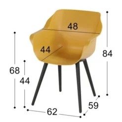 Hartman Tuinstoel Sophie Studio Curry -Geheime Tuin Verkoop 23 1 hartman tuinstoel sophie studio curry 11681872
