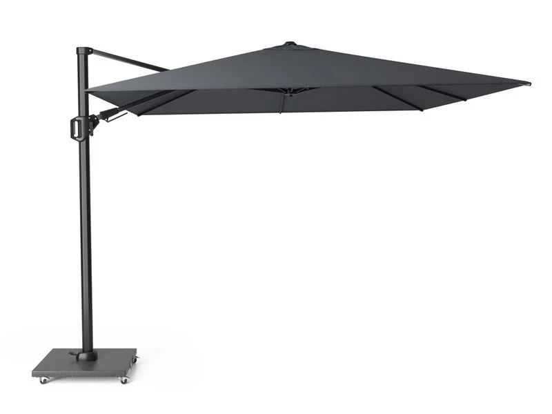 Platinum Zweefparasol Challenger T² 3x3 Antraciet 1 Platinum Zweefparasol Challenger T² 3x3 Antraciet