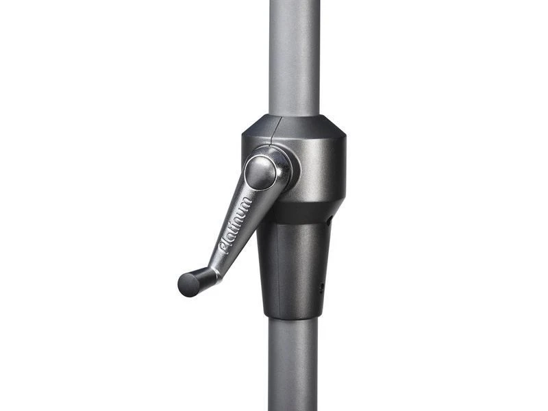 Platinum Parasol Riva Ø 3,0 Mtr. Black 5 Platinum Parasol Riva Ø 3,0 Mtr. Black - Afbeelding 5