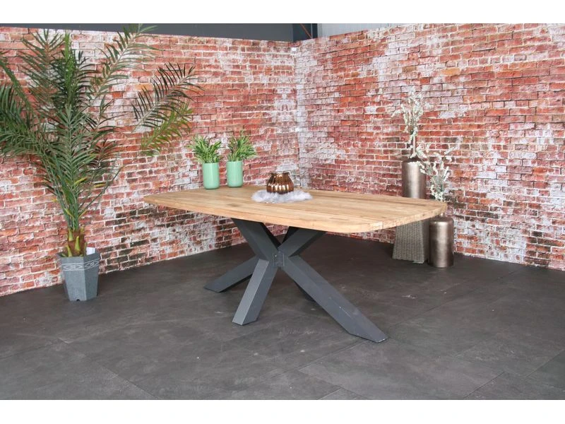 Sensline Brighton Teak Tuintafel 220 3 Sensline Brighton Teak Tuintafel 220 - Afbeelding 3