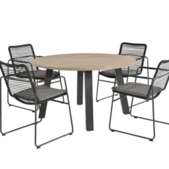 Taste By 4 Seasons Outdoor Tuinset Elba + Derby Ronde Tafel -Geheime Tuin Verkoop 28 2 taste by 4 seasons outdoor tuinset elbaderby ronde tafel 90725 90413a 90415