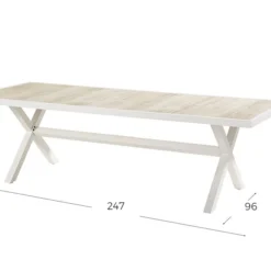 Hartman Canterbury Tuintafel 247 Wit -Geheime Tuin Verkoop 30 1 hartman canterbury tuintafel 247 wit 72922003