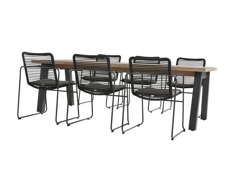 Taste By 4 Seasons Outdoor Tuinset Elba + Derby 240 Tafel 2 Taste By 4 Seasons Outdoor Tuinset Elba + Derby 240 Tafel - Afbeelding 2