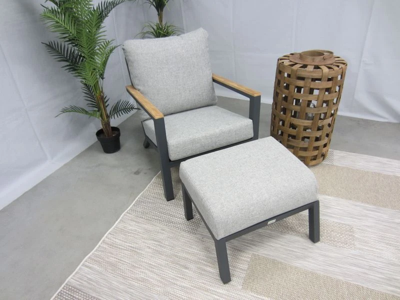 Te Velde Tuinmeubelen Paleros Lounge Stoel 3 Te Velde Tuinmeubelen Paleros Lounge Stoel - Afbeelding 3