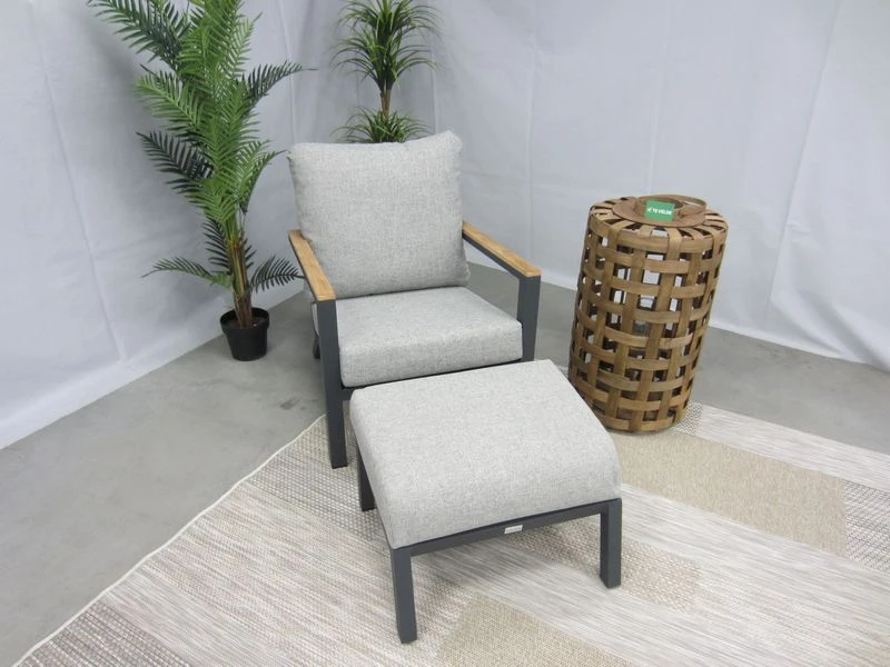 Te Velde Tuinmeubelen Paleros Lounge Stoel 4 Te Velde Tuinmeubelen Paleros Lounge Stoel - Afbeelding 4