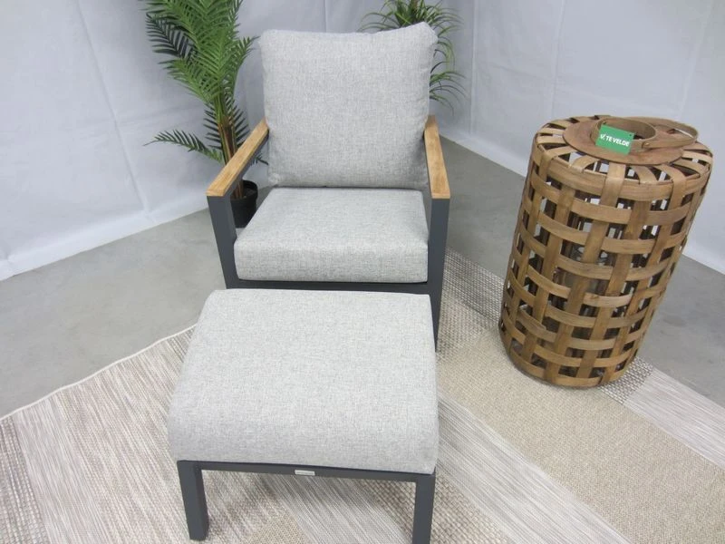 Te Velde Tuinmeubelen Paleros Lounge Stoel 5 Te Velde Tuinmeubelen Paleros Lounge Stoel - Afbeelding 5