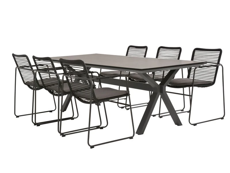 Taste By 4 Seasons Outdoor Tuinset Elba + Conrad Hpl 240 Tafel 3 Taste By 4 Seasons Outdoor Tuinset Elba + Conrad Hpl 240 Tafel - Afbeelding 3