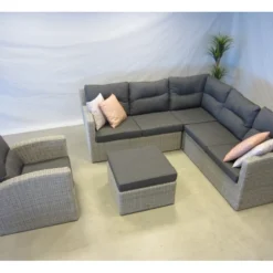 Te Velde Tuinmeubelen Cancun Hoekloungeset Elements -Geheime Tuin Verkoop 33 2 te velde tuinmeubelen cancun hoekloungeset elements