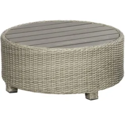 Beach7 Birdwood Footstool Tafel Rond Cloudy Grey