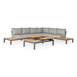 Suns Memphis Platform Teak Lounge Set XL Links -Geheime Tuin Verkoop 36 1 suns memphis platform teak lounge set xl links up en down 2 40368498599362