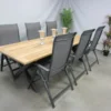 Te Velde Tuinmeubelen Tuinset Vigo Tuinstoel Met Lucan Teak Tuintafel