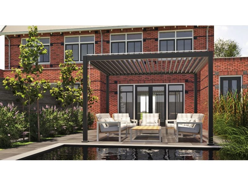 Suns Rota Aluminium Overkapping 360 X 720 2 Suns Rota Aluminium Overkapping 360 X 720 - Afbeelding 2