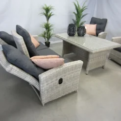 Te Velde Tuinmeubelen Canberry Lounge Dining Set -Geheime Tuin Verkoop 43 4 te velde tuinmeubelen canberry lounge dining set canberry