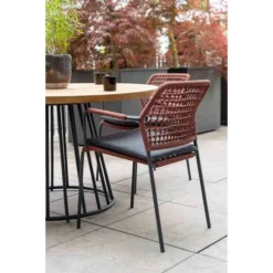 Taste By 4so Barista Stapelbare Tuinstoel Rope Terracotta -Geheime Tuin Verkoop 44 5 taste by 4so barista stapelbare tuinstoel rope terracotta sfeer 91282