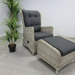 Te Velde Tuinmeubelen Bombay Verstelbare Tuin-loungestoel -Geheime Tuin Verkoop 45 5 te velde tuinmeubelen bombay lounge stoel met voetenbank