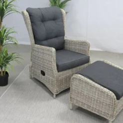 Te Velde Tuinmeubelen Bombay Verstelbare Tuin-loungestoel -Geheime Tuin Verkoop 45 6 te velde tuinmeubelen bombay lounge stoel met voetenbank