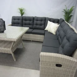 Te Velde Tuinmeubelen Arizona Hoek Lounge Dining Set -Geheime Tuin Verkoop 47 7 te velde tuinmeubelen arizona hoek lounge dining set arizona