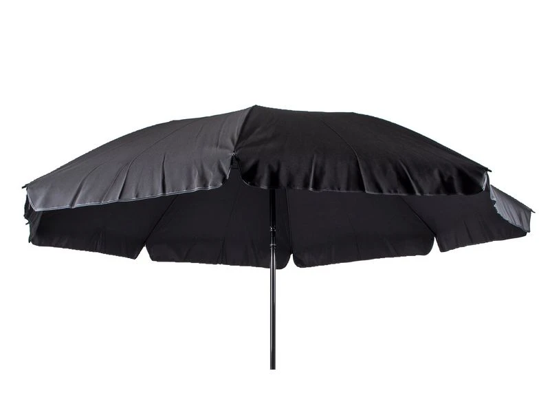 Bo-Camp Parasol Met Knikarm Ø 200 Cm Zwart 1 Bo-Camp Parasol Met Knikarm Ø 200 Cm Zwart