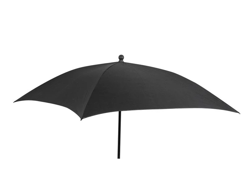 Bo Camp Parasol Vierkant 170 X 170 Cm. Zwart 2 Bo Camp Parasol Vierkant 170 X 170 Cm. Zwart - Afbeelding 2