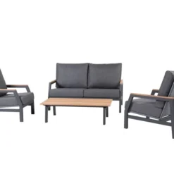 Taste By 4so Ravenna 2,5 Zits Sofa-loungeset + Ravenna Salontafel -Geheime Tuin Verkoop 57 2 taste by 4so ravenna 25 zits sofa loungeset ravenna salontafel schuin 91438 91440