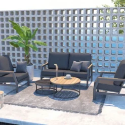 Taste By 4so Ravenna 2,5 Zits Sofa-loungeset + Stonic Salontafel -Geheime Tuin Verkoop 58 1 taste by 4so ravenna 25 zits sofa loungeset stonic salontafel sfeer 91438 91024