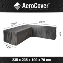 Platinum AeroCover Loungesethoes Hoekset L 235