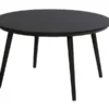 Hartman Sophie Studio Hpl Tuintafel Rond 128 Zwart