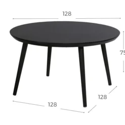 Hartman Sophie Studio Hpl Tuintafel Rond 128 Zwart -Geheime Tuin Verkoop 60 1 hartman sophie studio hpl tuintafel rond 128 zwart 65130108
