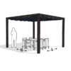 Nesling Aluminium Pergola Optiva Coolfit 402 X 402 Antraciet